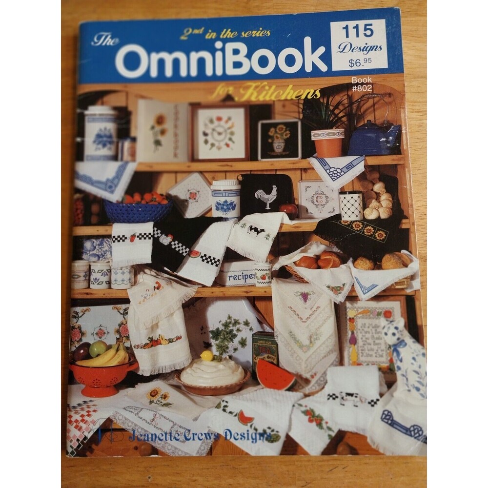 The OmniBook for Kitchens Counted Cross Stitch Designs 46 Pages 115 Designs